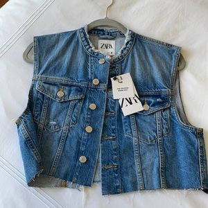 Zara denim vest